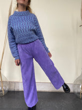 Charger l&#39;image dans la galerie, Pantalon en velours violet
