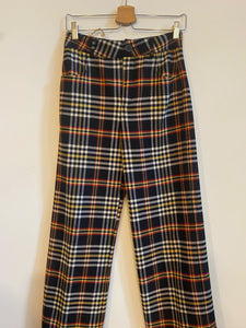 Pantalon motifs tartan "Zara"