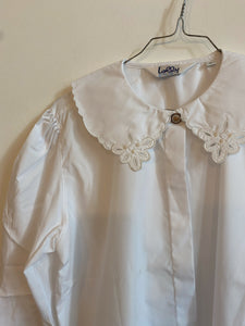 Chemise blanche col claudine