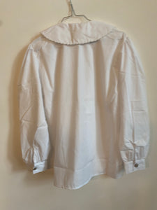 Chemise blanche col claudine