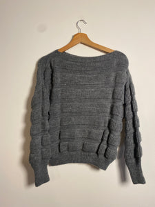 Pull court gris