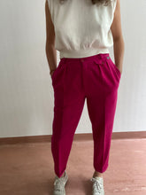 Charger l&#39;image dans la galerie, Pantalon en laine rose