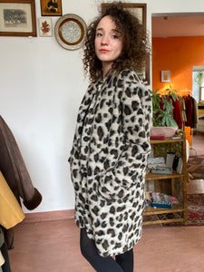 Manteau motifs léopard "ICHI"