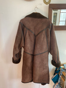 Shearling marron