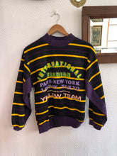 Charger l&#39;image dans la galerie, Sweat violet et jaune