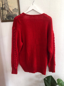 Cardigan rouge